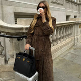Sophie | Women's Long Suede Trench Coat with Elegant Tailored Fit