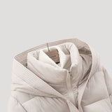 Scarlett | Women's Hooded Puffer Jacket with Waist Belt