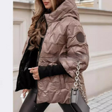 Isabella | Women's Quilted Insulated Puffer Coat with Hood
