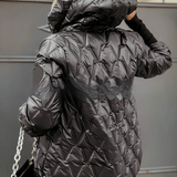 Isabella | Women's Quilted Insulated Puffer Coat with Hood