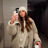 Grace | Women's Teddy Jacket with Double Zip Fastening