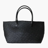 Adeline | Woven Leather Tote Bag