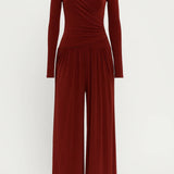 Layla | Wrap Top Two-Piece Set – Elegant, Comfortable & Stylish