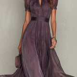 Beatrice | Short Sleeve Women's Maxi Dress