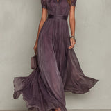 Beatrice | Short Sleeve Women's Maxi Dress