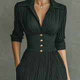 Nova | Tailored Waist Maxi Dress