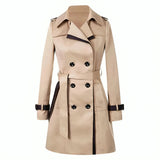Matilda | Women's Button-Up Trench Coat with Timeless Longline Design