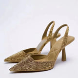 Alice | Chic Pointed Toe High Heel Sandals