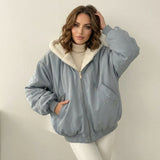 Florence | Reversible Teddy Bomber Jacket