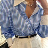 Noelle | Striped Women's Blouse with Elegant Comfort