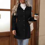 Elowen | Belted Mid-Season Trench Coat with Tailored Silhouette