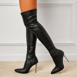 Edie | Over-the-Knee Heeled Boots with Sleek Silhouette