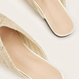 Imogen | Pointed Toe Espadrille Mules