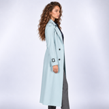 Florence | Long Double-Breasted Trench Coat