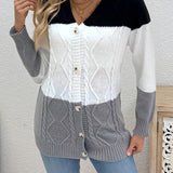 Archie | Women's Patchwork Knit Vest with Refined Collar