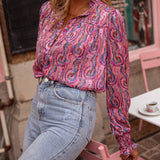 Clarisse | Paisley Print Blouse with Lightweight Comfort