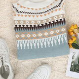 Tabitha | Women's Printed Cotton Sweater