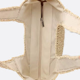 Thea | Oversized Crocheted Straw Bag with Dual Shoulder Straps