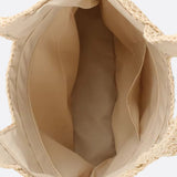 Thea | Oversized Crocheted Straw Bag with Dual Shoulder Straps