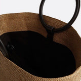 Willow | Oversized Straw Tote with Round Handles