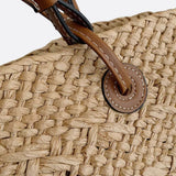 Florence | Trapezoidal Woven Straw Bag