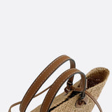 Florence | Trapezoidal Woven Straw Bag