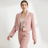 Lydia | Women's Short Blazer with Classic Lapel