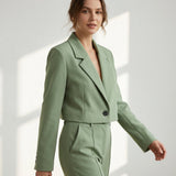Lydia | Women's Short Blazer with Classic Lapel
