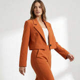 Lydia | Women's Short Blazer with Classic Lapel