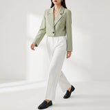 Lydia | Women's Short Blazer with Classic Lapel