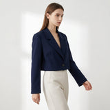 Lydia | Women's Short Blazer with Classic Lapel