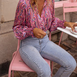 Clarisse | Paisley Print Blouse with Lightweight Comfort