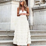 Greer | A-Line Lightweight Tulle Maxi Skirt