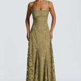 Genevieve | Maxi Dress with Flowing A-Line Silhouette
