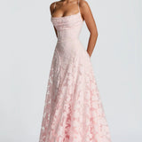 Genevieve | Maxi Dress with Flowing A-Line Silhouette