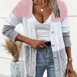 Archie | Women's Patchwork Knit Vest with Refined Collar