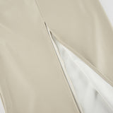 Violet | Maxi Skirt in Leather-Look Finish