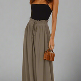 Lily | Wide-Leg Trousers with Elastic Waist