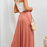 Lily | Wide-Leg Trousers with Elastic Waist