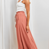 Lily | Wide-Leg Trousers with Elastic Waist
