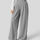 Esme | Wide-Leg Trousers with Front Pleats