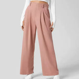 Esme | Wide-Leg Trousers with Front Pleats