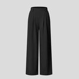 Esme | Wide-Leg Trousers with Front Pleats