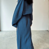Genevieve | Women's Crop Top and Side Split Maxi Skirt Set