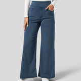 Freya | Wide-Leg Trousers with Elastic Waist