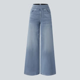 Freya | Wide-Leg Trousers with Elastic Waist