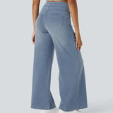Freya | Wide-Leg Trousers with Elastic Waist