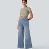 Freya | Wide-Leg Trousers with Elastic Waist