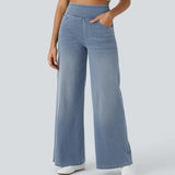 Freya | Wide-Leg Trousers with Elastic Waist
