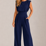 Georgina | Women's Sleeveless Jumpsuit with High Waist